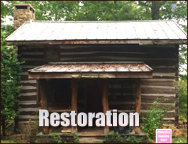 Historic Log Cabin Restoration  Sunset Beach, North Carolina